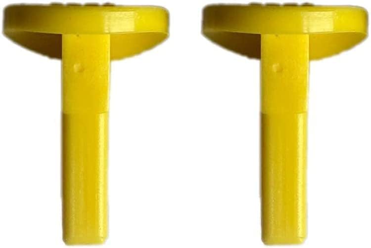 auaurly Yellow Safety Switch Key Compatible with Craftsman Radial Arm Jointer Band Drill Sears Table Saw, Sander, Band Saw, Drill Press Parts- Oval (5pcs-pack) - Image 5